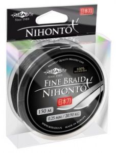 Plecionka Mikado Nihonto Fine Braid black 150m <0,08 czarna