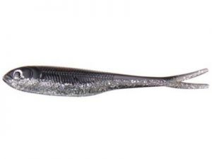 Guma DAM Effzett V-Tail 6cm drop shot jaskółka Solid Silver
