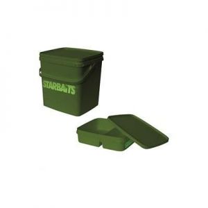 Wiadro z miską i pokrywką SQUARE BUCKET SET 13l