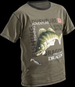 T-Shirt SANDACZ Dragon Let's Go Fishing